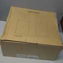 PartageiZ 17.4inches Tall White Bedroom Lamps Set of 2-3 Way Dimmable Touch Table Lamps with USB C and A Ports, Lamps for Nightstand with AC Outlet, Desk Lamps with Black Base for Office