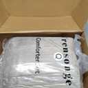 WRENSONGE Velvet Queen Quilt Set-3 Pieces Taupe Oatmeal Luxurious Velvet Striped Channel Comforter with 2 Shams, Soft Bedspread Coverlet Quilted Bedding Set for All Season