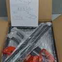 Furologee 6 Tier Bookshelf, Tall Shelf with Drawer, Wood and Metal Bookshelves Storage Organizer, Industrial Display Shelving Unit for Bedroom, Living Room, Home Office, Rustic Brown