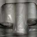 TYPLASTICS 40-45 Gallon Clear Trash Can Liners - 40" x 48" High Density Garbage Bags - Case of 250 Multipurpose for Office, Outdoor, Recycling, Industrial and Commercial