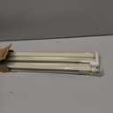 LazBlinds No-Drill Cordless Zebra Blinds - Dual Layer Light Filtering & Room Darkening, Free-Stop Lift, Easy Install, Day & Night Privacy with Valance for Window 35" W x 64" H, Cream