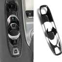 Yipmotiv Car Genuine Carbon Fiber Console Gear Shift Button Panel for Corvette C8 Z51 Z06 Stingray Coupe 2020 2021 2022 2023 2024 2025,C8 Interior P D Auto M Button Frame(Black Carbon Whole)