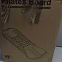 Pilates Board - 7 in 1 Pilates Reformer Set, Multifunctional Abdominal Pilates Board for Home Workout Equipment, Portable Foldable Pilates Exercise MachineDouble Elastic Band Pilates Reformer Board