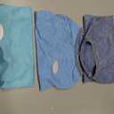 3 Pack Lightweight Sun Protection Dog Shirt Breathable Sleeveless Dog T Shirts Extra Soft Top Tank Dog Clothes for Outdoor Activities (Navy Blue + Light Blue + Sky Blue, Medium)