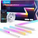 Govee RGBIC LED Strip Lights 16.4ft with Covers, Smart LED Lights for Bedroom Work with Alexa and Google Assistant, LED Diffuser Channel with Srtip Lights, Skirting Lines, Studio, Cabinet