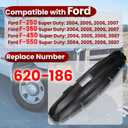 Radiator Air Deflector Radiator Support Compatible with Ford F250 F350 F450 F550 F-250 F-350 F-450 F-550 Super Duty 2004 2005 2006 2007 Replace 620-186