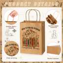 Tenceur 25 Pcs Occupational Therapist Gifts Bags for Women Men Bulk OT Appreciation Gifts Paper Bags with Handles for Occupational Therapist Birthday Retirement OT Stuff Students Thank You Supplies