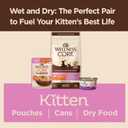 Wellness CORE Tiny Tasters Minced & Pate Kitten Wet Cat Food, Natural, Protein-Rich, Grain Free, 1.75-Ounce Pouch, 12 Pack, (Chicken Variety Pack)