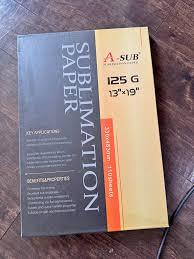 A-SUB Dye Sublimation Heat Transfer Paper, 13x19 Indonesia 