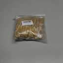 50pcs Khaki Velvet Bows for Christmas Tree - 5x7 Inch Pre-Tied Holiday Bows for Tree,Wreath,Gift Wrapping & Decor (3/8"Width)