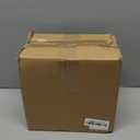 Ribbed Vase, Fluted Glass Vase for Flowers, Clear Flower Vases for Tulips, Modern Vases for Living Room, Dining Table, Office, Bedroom, Mantle, Shelf, Wedding, 7 Inch