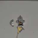 HDBUBALUS Motorcycle Helmet Security Lock Kit for 7/8" to 1 1/4" Diameter Tubings for Harley Chrome