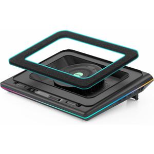 llano Memory Foam Seal for V12 & V13 Laptop Cooling Pad, High Elasticity and Flexibility, Durable and Lightweight, Black, not for V10