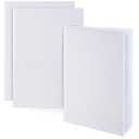 Paper Junkie 2 Pack 7x10 inch White Blank Hardcover Books for Kids, Unlined Scrapbook and Journal - 18 Sheets/36 Pages Each - Blank Books for Kids to Write Stories