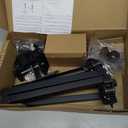 WALI Triple Monitor Mount, 3 Monitor Desk Mount for 13-27 inch Computer Screens, Holds up to 22 lbs, Triple Monitors Stand for Desk, with Tilt, Swivel, Rotation, VESA 75/100mm (M003S), Black