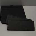 WLIVE LED Nightstand with Charging Station, Fabric Dresser with 5 Drawers for Bedroom, Tall Night Stand with Open Shelves, Bed Side Tables Living Room, Black