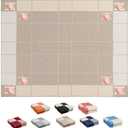 Fcteap h Blanket Soft Throw Blanket Faux Fleece Cashmere Plaid Warm Shawl Thick Knitted Plush Cozy Comfy for Women Throw Blanket for Sofa Couch Bed Queen King Size 55x66 in (Khaki)