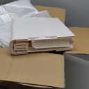 5-Tier Narrow Storage Cabinet Slim Bathroom Storage Cabinet with Movable Wheels Tall Bathroom Organizer Skinny Cabinet for Small SpacesBeige