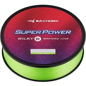 KastKing SuperPower Braided Fishing Line - Abrasion Resistant Braided Lines Incredible Superline Zero Stretch Smaller Diameter A Must-Have!