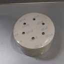 100 PCS 6 Inch Sanding Discs 120 Grit, 6 Hole Hook and Loop Round Sandpaper for Random Orbital Sander