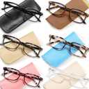 NOVIVON 6 Pack Reading Glasses for Women, Reading glasses men, Blue Light Blocking Readers, Computer eye glasses, Cheaters