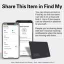Reyke Wallet Tracker Card, Rechargeable Wallet Finder Compatible with Apple Find My (iOS Only) Item Finder for Luggage Tags Mobile Phones Passports, IP68 Waterproof