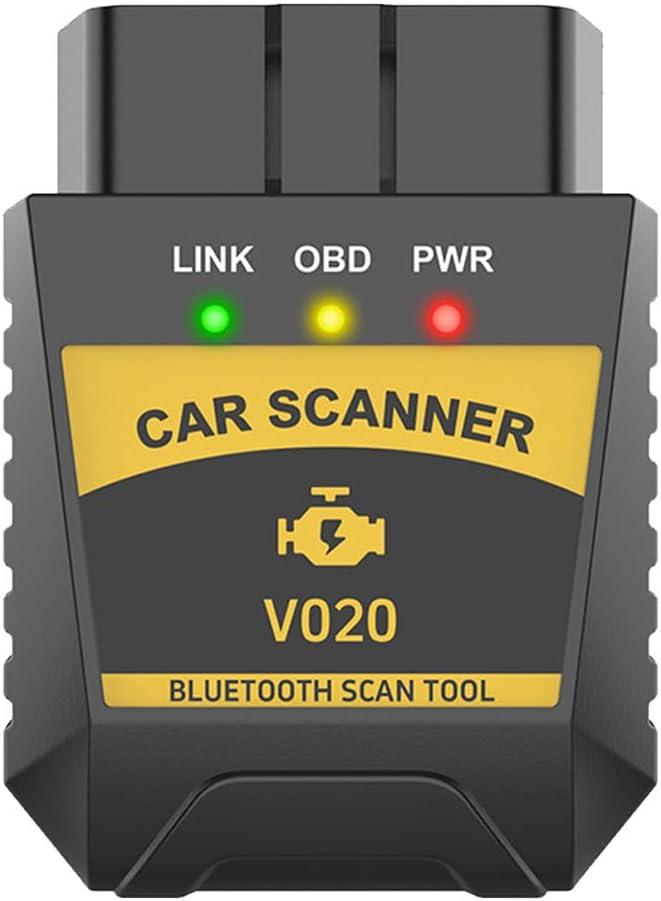 ZIMISI OBD2 Scanner Reader, Car Code Reader Connect to Phone, Auto Diagnostic Scan Tool, OBD2 Scanner for Reset/Clear Car Engine Error Code, Fits iPhone & Android