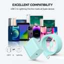 Riofxqin Phone Charger Fast Charging,【MFi Certified】 2-Pack 20W USB-C Wall Charger with 1-Pack 6FT/10FT Fast Charging Type-C to Liightning Cable for Phone 14/13/12/11/Plus/Pro/Pro Max/Mini/Pad(Green)