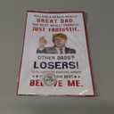 2 x Funny Card for Dad from Daughter, Son, Kids - Father's Day Gifts for Dad from Daughter, Son, Kids - Birthday Card for Dad, Dads Birthday Gifts Ideas - Fathers Greeting Card, Premium Quality