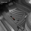 Custom for 2019-2025 2026 Chevy Silverado 1500/2020-2026 GMC Sierra 1500 2500HD/3500HD Crew Cab Accessories TPE All Weather Floor Mats (for 2019-2026 Chevy Silverado/GMC Sierra)