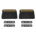 2 Pack Shaver Replacement foil Compatible with Wahl 5 Star Series Vanish Shaver 8173-700,Black