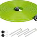 Sprinkler Soaker Hose 50FT with Holes, Garden Watering Hose with Stakes, Drip Hose Sprinkler, Efficient Saving Water for Lawn Garden and Yard, Leakproof