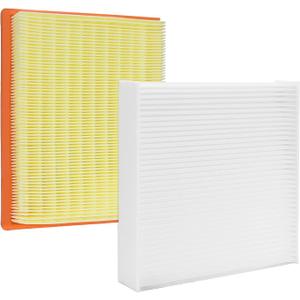 Engine and Cabin Air Filter Combo Set Replaces part number: 17801-37020, 87139-07010, 17801-0T040, 17801-37021, 72880-AJ000, 72880-AJ0009P, 87139-02020, 87139-02090