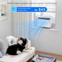 Midea 8,000 BTU U Shaped Smart Inverter Window Air Conditioner - Cools 350 Sq Ft, Ultra Quiet with Open Window Operation - Alexa/Google Assistant Compatible, 37% Energy Savings, Remote (2026 Edition)