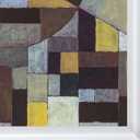 Mosaic Abstract with Moderne Blanc Frame, 22.75" x 26.75", 26.8"L x 22.8"W