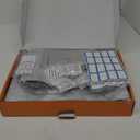 100PCS Mylar Bags with 400cc Oxygen Absorbers, 11.8 Mil Thicker Long Term Food Storage Bag, 1 Gallon 10x14 6x9 4x6 Stand-up Zipper Resealable Heat Sealable for Airtight Smell Proof Packaging (100PCS Multi Size)