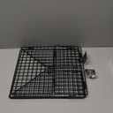 Large Bath Toy Storage, Metal Bathtub Shower Toy Holder, Foldable bath Tub Toy Organizers, Bathroom Toy Storage with Drainage for Sorting Toys/Clothes/Toiletries (1pc black)