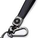 Leather Car Keychain Keyring for Baseball Fans,Car Key Fob Holder Keychain (Jds-as45tr)