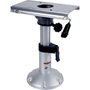 Aluminum Adjustable Height Locking Boat Seat Pedestals with Slide 13 to 18 Inches for Boat Seats (1pcs)