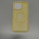 BENTOBEN Magnetic for iPhone 13 Case & iPhone 14 Case [Compatible with Magsafe] Translucent Matte Phone Case iPhone 13/14 Slim Shockproof Women Men Protective Cover for iPhone 13/14 6.1", Yellow