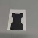 Wallet Tracker Card Air-Tag (iOS Only) - Work with Apple Find My, Bluetooth Tracker Smart Tracking Card Wallet Finder, 0.07in Slim, IP68 Waterproof, Item Locator for Luggage Tags, Passports, Purse (1 pack, Dark Black)