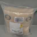 NICETOWN Thermal Insulated 100% Blackout Curtains, Noise Reducing Performance Slider Curtain Panel with Black Lining, Full Light Blocking Patio Door Drapery (1 PC, 100inch x 84inch, Biscotti Beige)