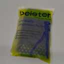 Beister 15-20 mmHg Compression Stockings for Women & Men, Thigh High Medical Footless Graduated Compression Sleeves with Dot Silicone Band, Support Pressure Socks for Varicose Veins, Edema, DVT (Black), Large