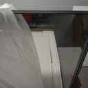 LOAAO 40X30 Inch Black Metal Framed Bathroom Mirror for Wall, Matte Black Bathroom Vanity Mirror Farmhouse, Large Rounded Rectangle Mirror, Anti-Rust, Tempered Glass, Hangs Horizontally or Vertically