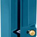 2 Pieces Wrapping Paper Cutter, New Upgrade Blade Gift Wrap Paper Cutter Tool Steel Sliding Replaceable Wrapping Paper Roll Cutter for Christmas Birthday Gift Wrapping Supplies (Blue)