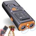 ODISON R7 Ultrasonic Dog Repeller with LED Flashlight, 50ft Range Anti-Barking Device, USB Rechargeable Dog Training Tool with 3 Modes, Waterproof Dog Deterrent for Walking, Hiking & Outdoor Safety