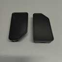 TTCR-II for GMC Sierra and Chevy Silverado Bed Rail Stake Hole Covers 2014-2018, Truck Bonneau Covers Stake Pocket Plugs for Sierra Denali/SLE/SLT/AT4/Base and Silverado High Country/LT/LTZ, Black (2 Packs)