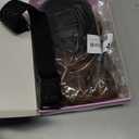 Eawwii Brown Highlight Short Wavy Wig for Women Lace Hairline Bob Style Synthetic Heat Resistant - Natural Appearance for Everyday Hairstyle 14 Inch