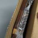 ZUJJAFY Tv Tray Table Adjustable Height C Shaped End Table for Couch, Swivel Side Table for Drinks, Snacks and Small Space, Acacia Wood Couch Arm Table Tray for Sofa, Bed or Chair