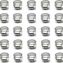 8 Pack Stainless Steel Hose Clamps, 3/8 inch to 5/8 inch Worm Gear Metal Hose Clamps for Pipe, Dryer Repair, Tubing and Fuel Line